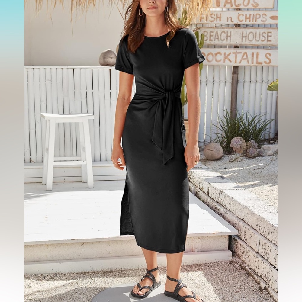 Elegant Black Women's Dress